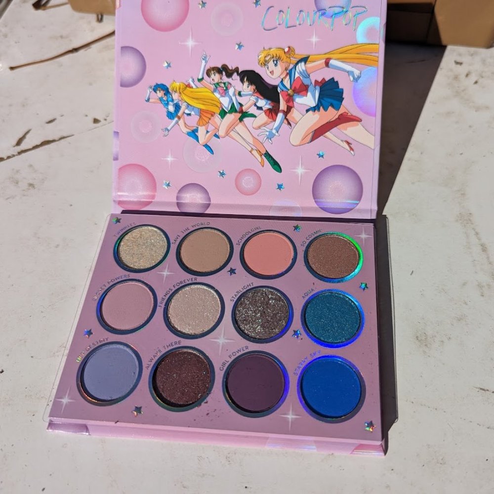 Sailor Moon x ColourPop Pretty Eyeshadow Palette NEW love & justice collection